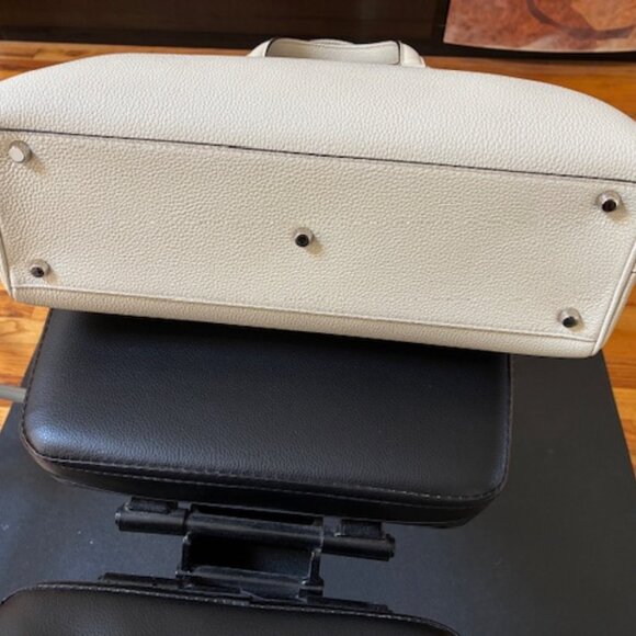 Gucci New GG Zumi Logo Horsebit Grain Leather Top Handle Purse/Whit Shoulder Bag - Picture 5 of 10